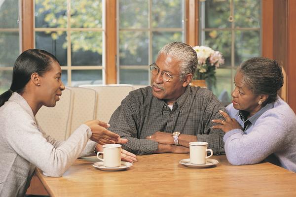 How to talk with an elderly parents