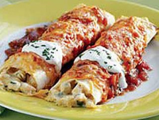 Enchiladas cheese chicken
