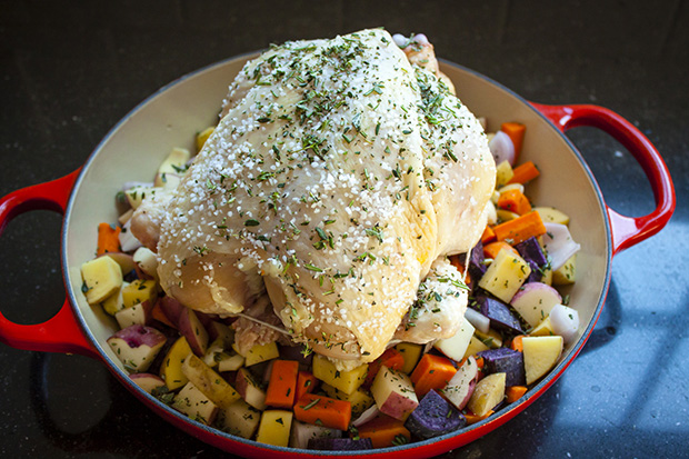 Roasted Chicken and Root Vegetables