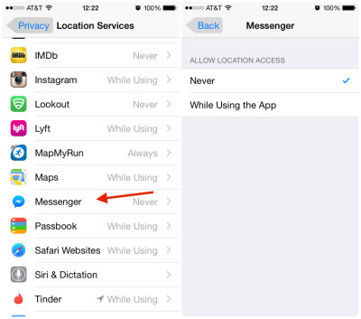 How to Disable Location Tracking from Facebook Messenger