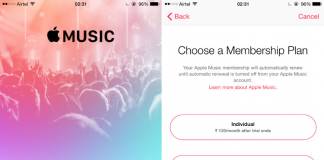 Sign Up in Apple Music