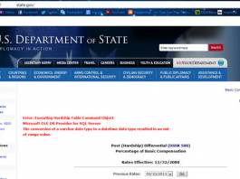U.S. Government Sites