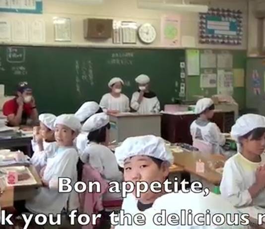 Lunch Time Experience in a Japanese School