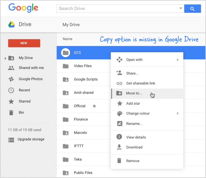 Copy a Google Drive Folder and Its Contents to Another Folder